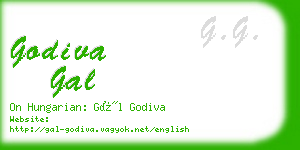 godiva gal business card